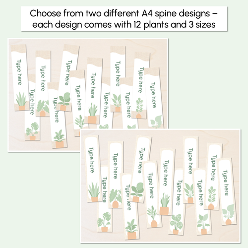 Resource preview 3 for Editable Binder & Spine Labels - The Greenhouse Collection - Natural Classroom Decor