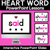 2 for Heart Word Flash Cards, Posters & Slides Bundle