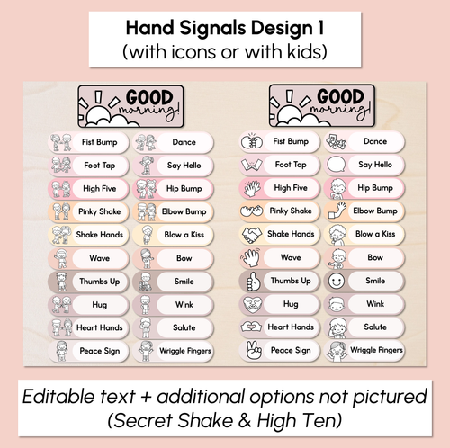 Resource preview 2 for Morning Greetings - Editable Neutral Templates