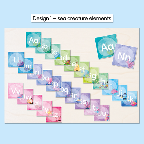 Resource preview 3 for Alphabet Posters (Older Years) - The Sea of Wonder Collection - Calming Classroom Decor