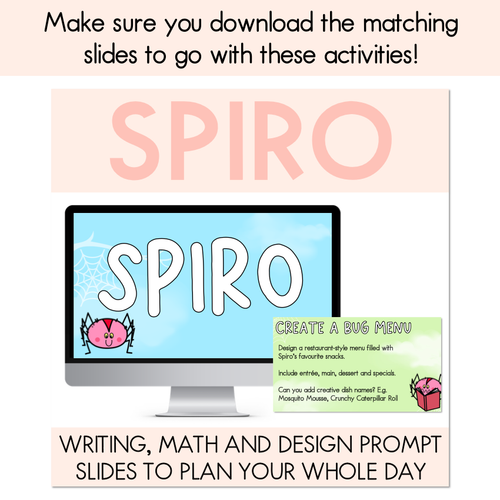 Resource preview 6 for Spiro Printable Pack - Book Week 2025