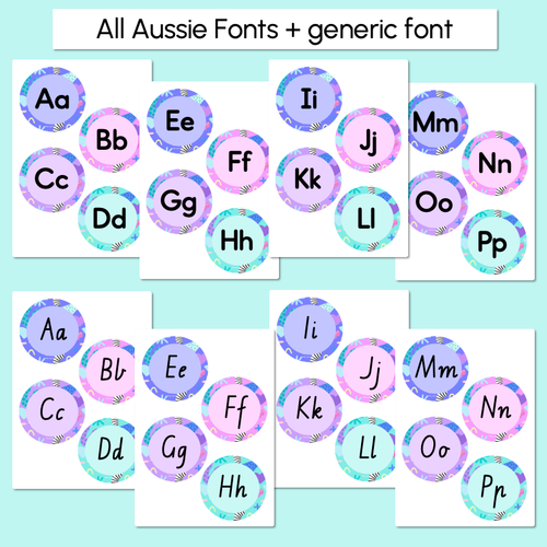 Resource preview 2 for ALPHABET TOPPERS - The Wonderland Collection