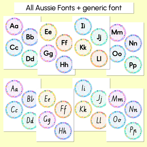 Resource preview 2 for ALPHABET TOPPERS - The Kasey Rainbow Collection