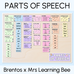 PARTS OF SPEECH POSTERS - The Brentos Collection