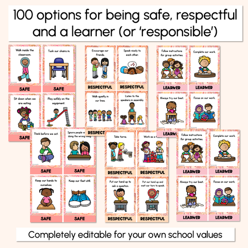 Resource preview 2 for Positive Behaviour for Learning Posters- The Jagun Collection