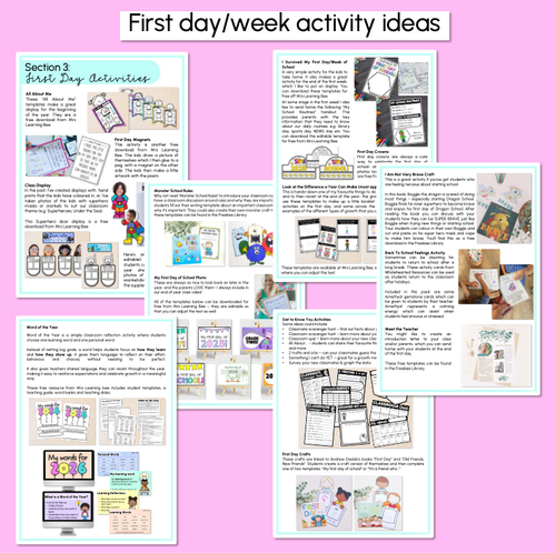 Resource preview 3 for Establishing Classroom Expectations - A K-6 Guide