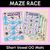 1 for Short Vowel OO Words Maze Race - Short Vowel OO Words Mats