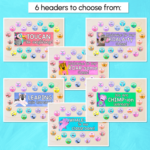 Resource preview 2 for Classroom Door or Window Display - Editable - The Kutopia Collection