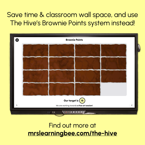 Resource preview 4 for Brownie Point Class Reward System - Whole Class Reward - Rainbow Classroom Decor