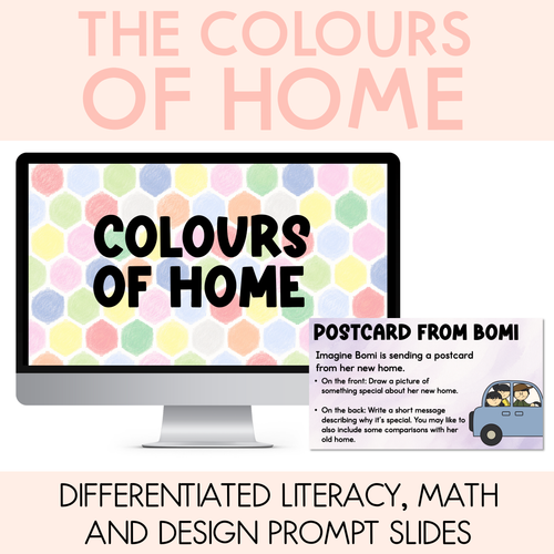 Resource preview 2 for The Colours of Home Book Week 2026 Bundle