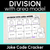 1 for Joke Code Cracker - Division with Area Model