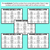 2 for Number Before & After - 4-Digit Numbers (Internal Zero Digits) - Worksheets