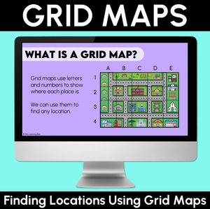 Grid Maps - Finding Locations Using Grid Maps - Digital Slides