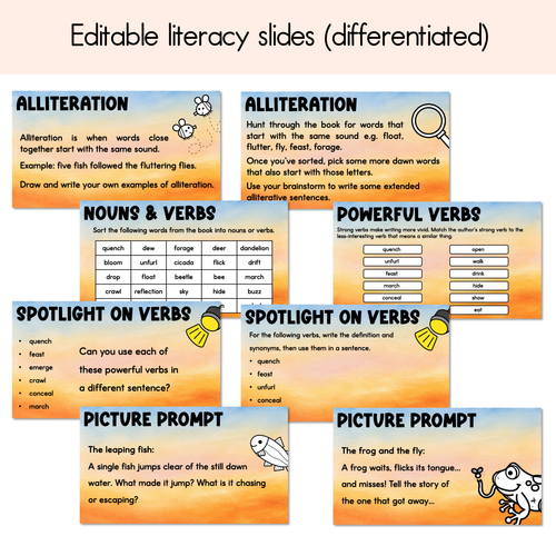 Resource preview 2 for Dawn Editable Slides - Differentiated Writing, Maths and Design Prompts - Book Week 2026