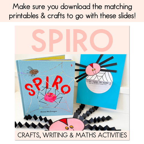 Resource preview 5 for Spiro Writing, Maths & Design Prompt Editable Slides - Book Week 2025