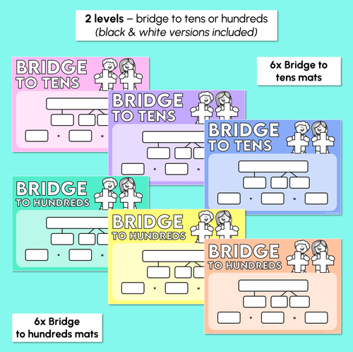 Resource preview 3 for Bridging to 10s & 100s - Bridge It Together Mats