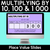 1 for Multiplying by 10, 100 & 1 000 - Place Value Slides