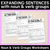 1 for Expanding Sentences with Nouns & Verb Groups Worksheets
