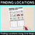 1 for Finding Locations Using Grid Maps – Worksheets