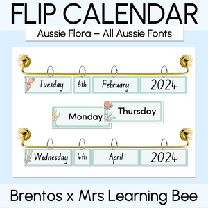 Flip Calendar - Aussie Flora - The Brentos Collection