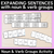 1 for Expanding Sentences with Nouns & Verb Groups Activity