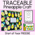 1 for Back To School Craft - It's Going To Be A Sweet Year - Pineapple Tracing