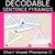 1 for SHORT VOWEL PHONEME O WORDS - Decodable Sentence Pyramids - Phonics Fluency