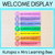 1 for WELCOME ACROSTIC DOOR DISPLAY - The Kutopia Collection