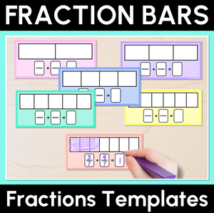 Fraction Bars – Open-Ended Fraction Templates