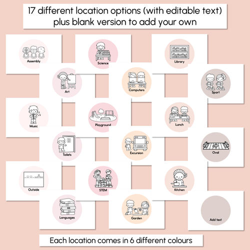 Resource preview 3 for Where Are We? Classroom Display - Neutral Classroom Decor
