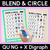 3 for Blend & Circle - Consonant Digraphs Blending Mats Bundle
