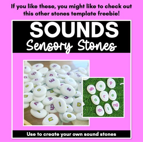 Resource preview 3 for DIY Number Manipulatives - NUMBER STONES FREEBIE