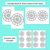 3 for Multiplication Wheel Templates - Times Tables 1-12 - Multi-Coloured or Black & White