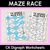 1 for Consonant Digraph CK Words Maze Race - CK Words Worksheets