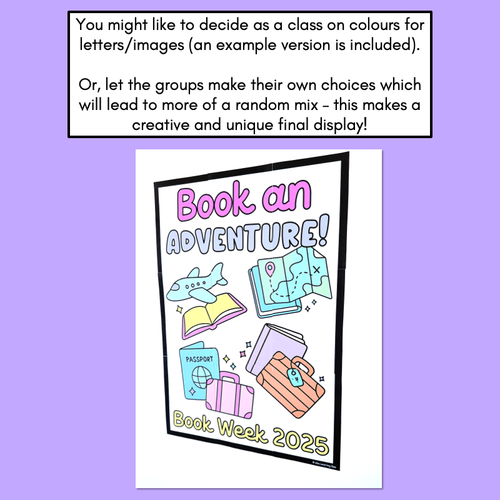 Resource preview 3 for BOOK WEEK 2025 - Collaborative Class Artwork Activity
