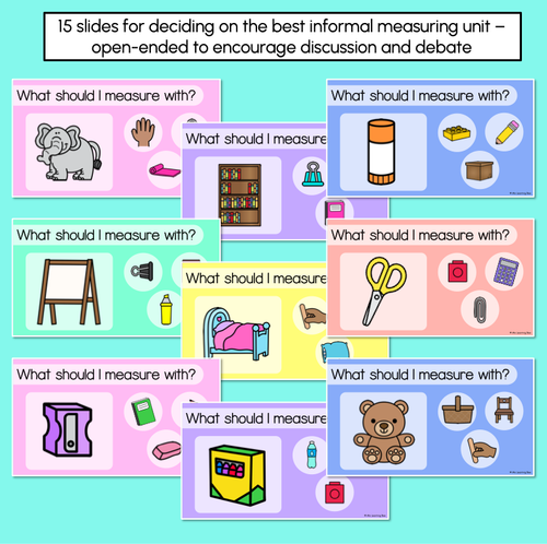 Resource preview 2 for Measuring Length Digital Slides - Selecting Appropriate Measuring Units