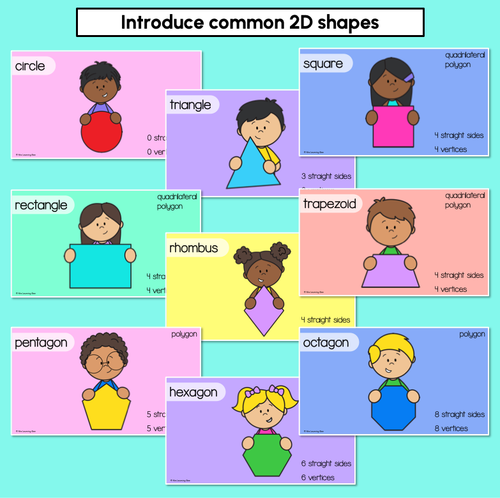 Resource preview 3 for Introducing 2D Shapes - Digital Slides