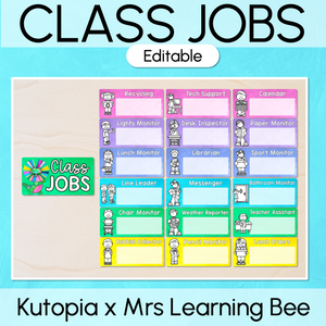 Editable Class Jobs Display - The Kutopia Collection