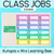 1 for Editable Class Jobs Display - The Kutopia Collection