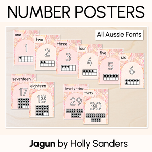 NUMBER POSTERS 1-30 - The Jagun Collection