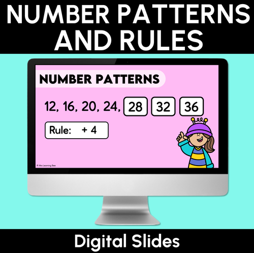 Resource preview 9 for Multiplicative Relations: Generate & Describe Patterns - Grade 3 & 4 Unit of Work