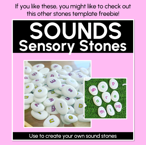 Resource preview 3 for DIY Number Manipulatives - NUMBER STONES FREEBIE
