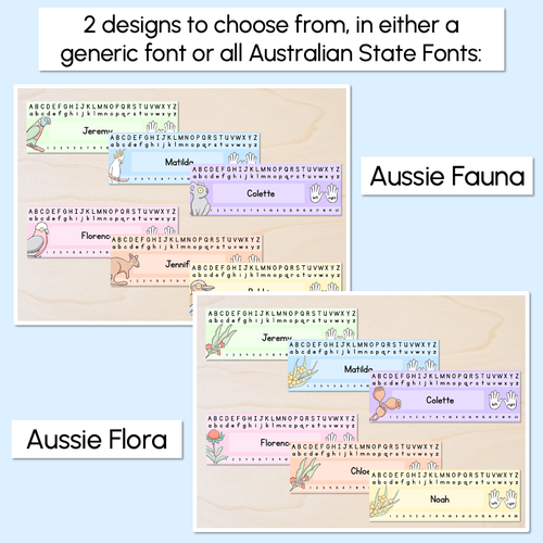 Resource preview 2 for Student Desk Plates / Nametags - The Brentos Collection
