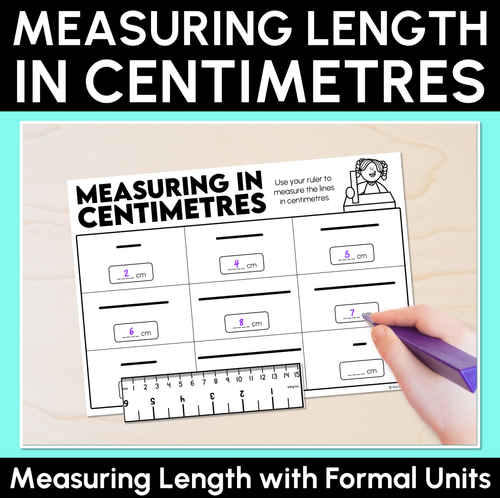 Resource preview 1 for Measuring Length in Centimetres Worksheet