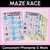 1 for Consonant Phoneme S Words Maze Race - Consonant S Words Mats
