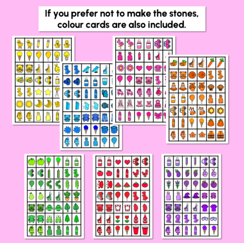 Resource preview 3 for Colour Sorting Templates - Classification & Sorting Activities for Kindergarten