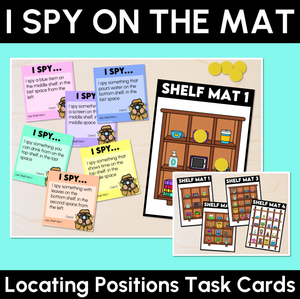 I Spy on the Mat – Locating Positions Task Cards