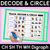 3 for Trace, Decode & Circle - Consonant Digraph Decodable Word Mats Bundle