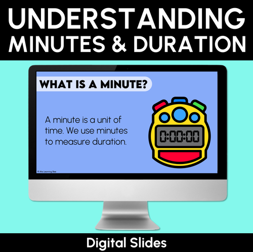 Resource preview 1 for Understanding Minutes & Duration - Digital Slides