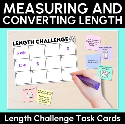 Resource preview 3 for Measuring length in metres, centimetres & millimetres - Grade 3 & 4 Unit of Work